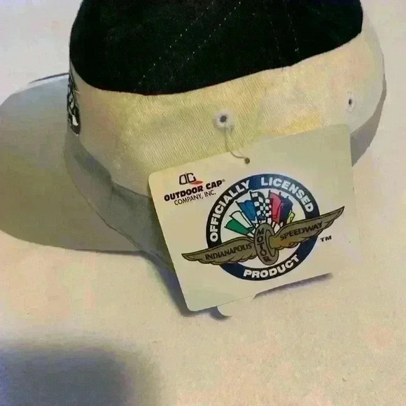 Brickyard 400 August 5, 2000 NASCAR CAP/ HAT, black, tan & white. Cotton - Picture 2 of 9